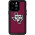 Texas A&M University Black Logo iPhone 15 Pro Waterproof Case